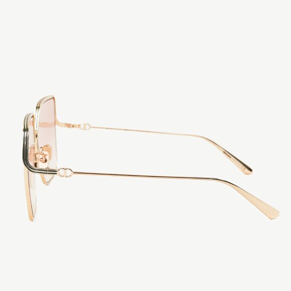 Christian Dior EverDior S1U Gold-Tone Square Sunglasses - Picture 4 of 11
